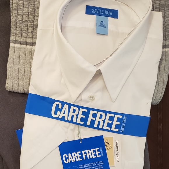 sevile row Other - White short sleeve men's dress shirt